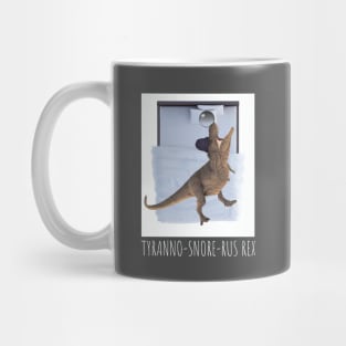 Funny Humor Dinosaur T rex Sleep Snore Men Kids Gift Mug